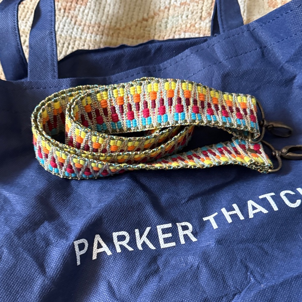 Parker Thatch Colorful Crossbody Bag Strap NWOT